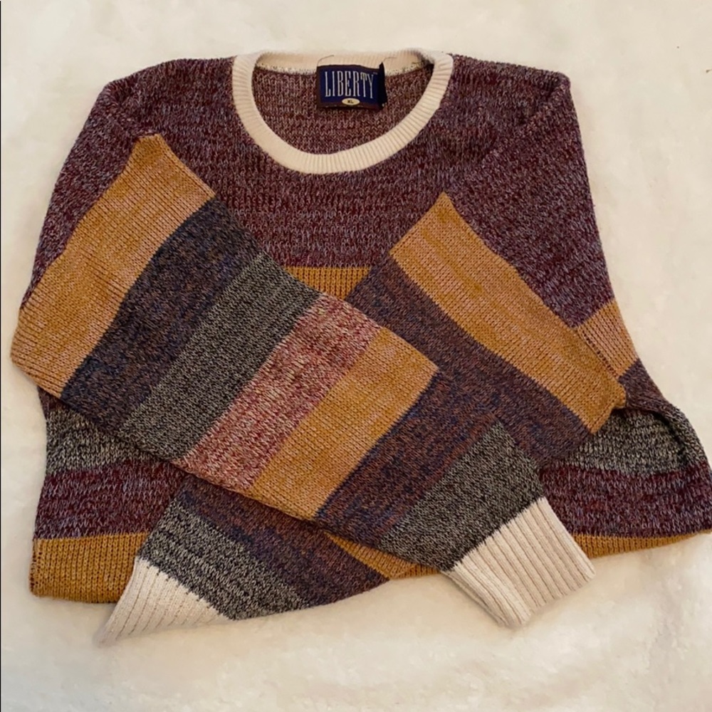 Vintage multi-colored sweater.